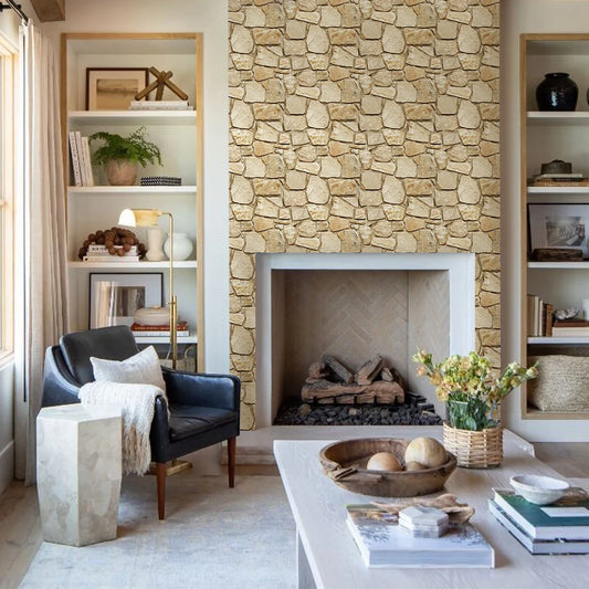 10pcs 3D Stone Look Wall Panels