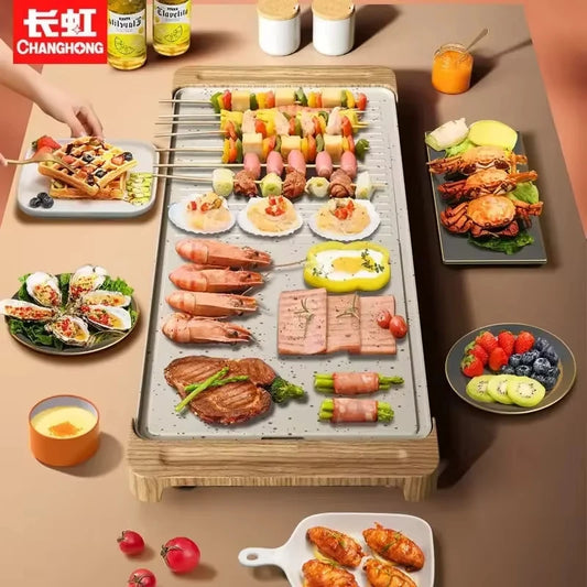 Electric Smokeless Grill Pan