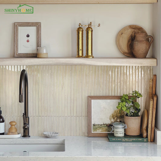 Wood Grain Peel & Stick Backsplash Tiles