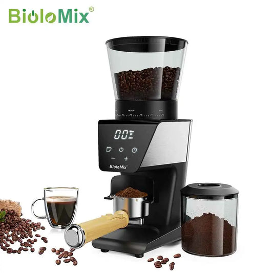 BioloMix Automatic Burr Coffee Grinder 30-Setting