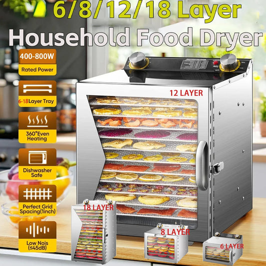 6–18 Layer Food Dryer